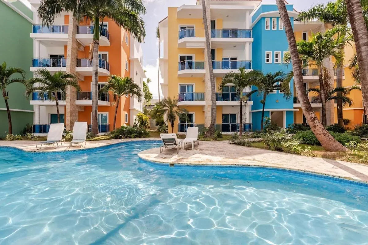 King Size Bed With Pool - Beachside 2 Bedroom Condo Punta Cana Dominikana