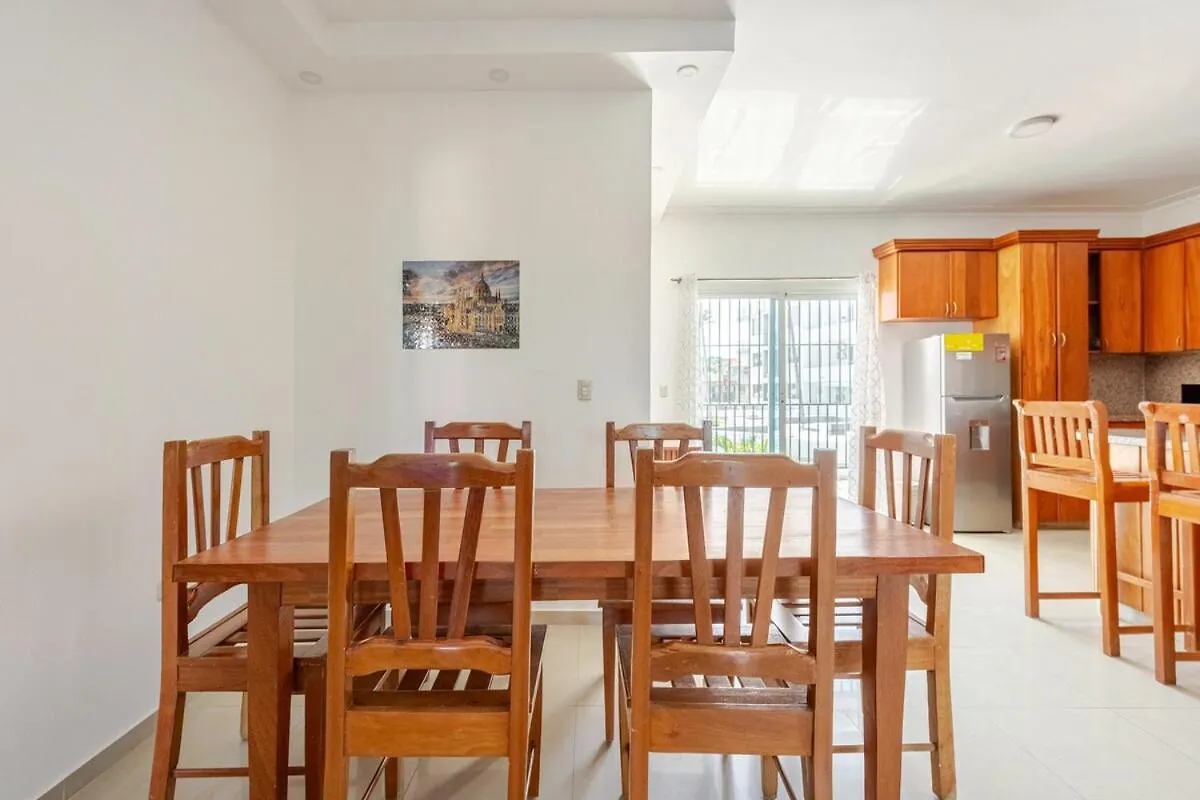 King Size Bed With Pool - Beachside 2 Bedroom Condo Punta Cana 0*,  Dominikana